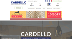 Desktop Screenshot of cardellolighting.com